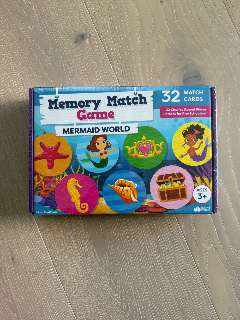 New! Memory Match Game - Mermaid World Kids Matching Game